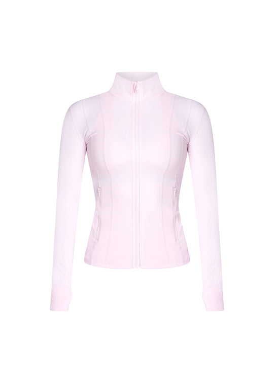 SCULPT JACKET- BABY PINK