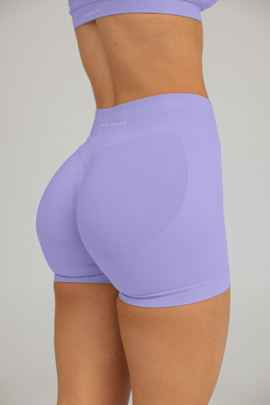 DYNAMIC SEAMLESS SHORTS - LILAC