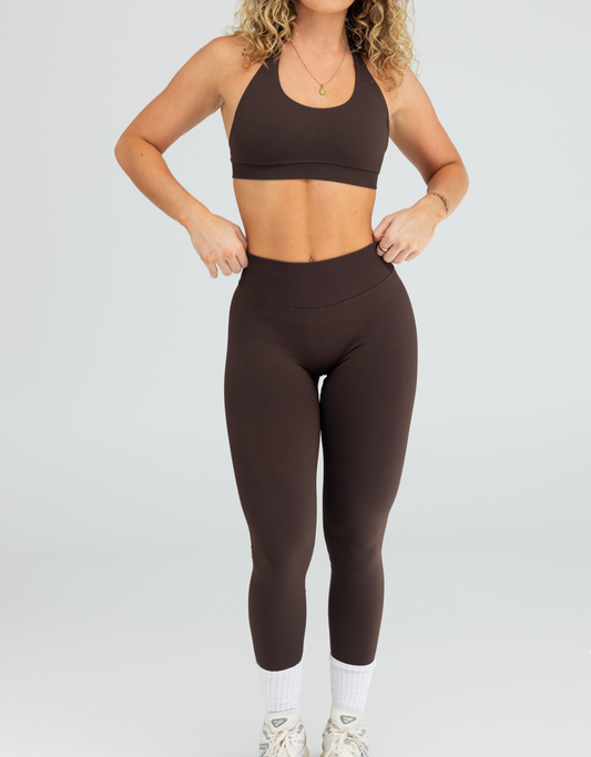 CONTOUR SEAMLESS BRA - ESPRESSO