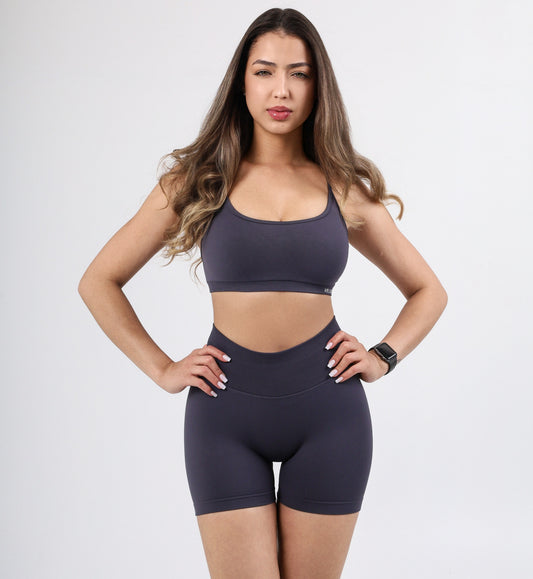 IMPACT BRA - STEAL BLUE