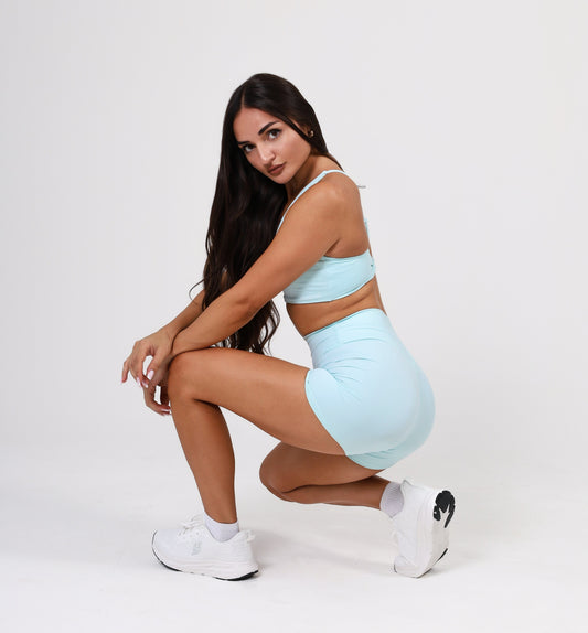BUTTERSOFT TWISTED BRA- SKY BLUE