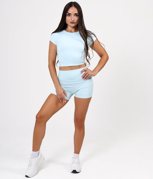 BUTTER FITTED TSHIRT- LIGHT BLUE