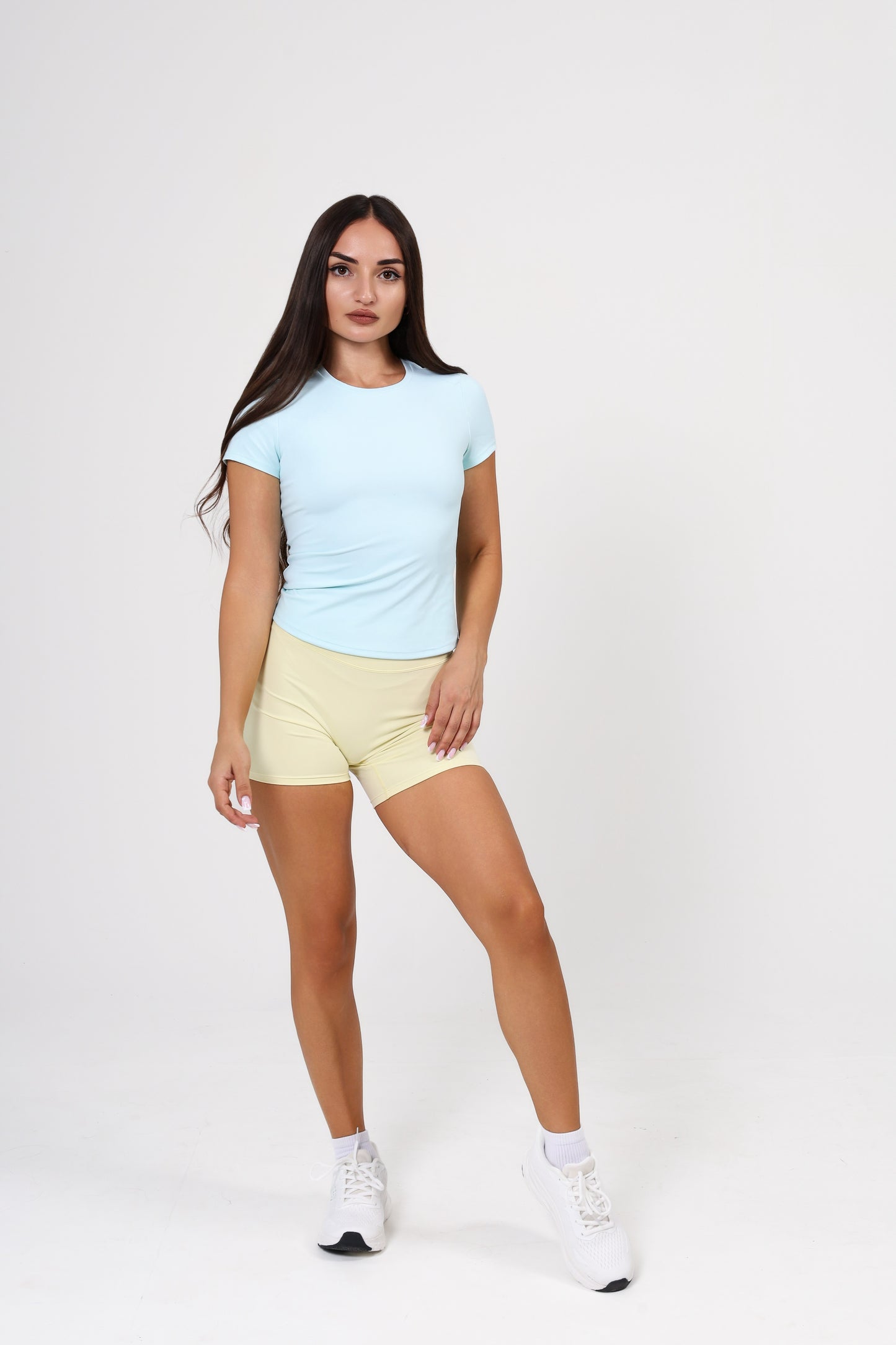 BUTTERSOFT SCULPT TEE - SKY BLUE
