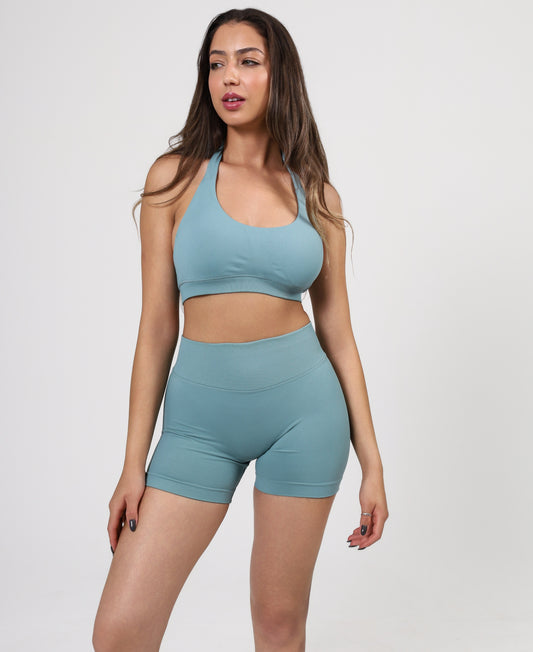 DYNAMIC SEAMLESS BRA - DUSTY GREEN