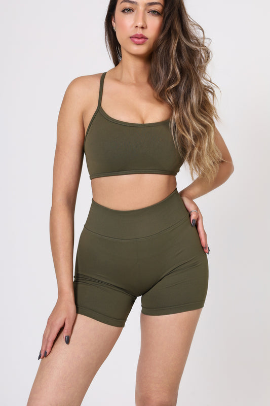 SIGNATURE BRA - OLIVE GREEN