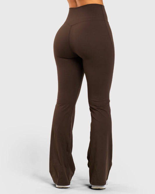 SOFTSCULPT FLARED LEGGINGS - ESPRESSO