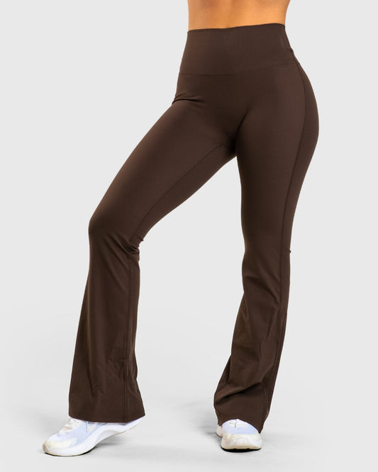 SOFTSCULPT FLARED LEGGINGS - ESPRESSO