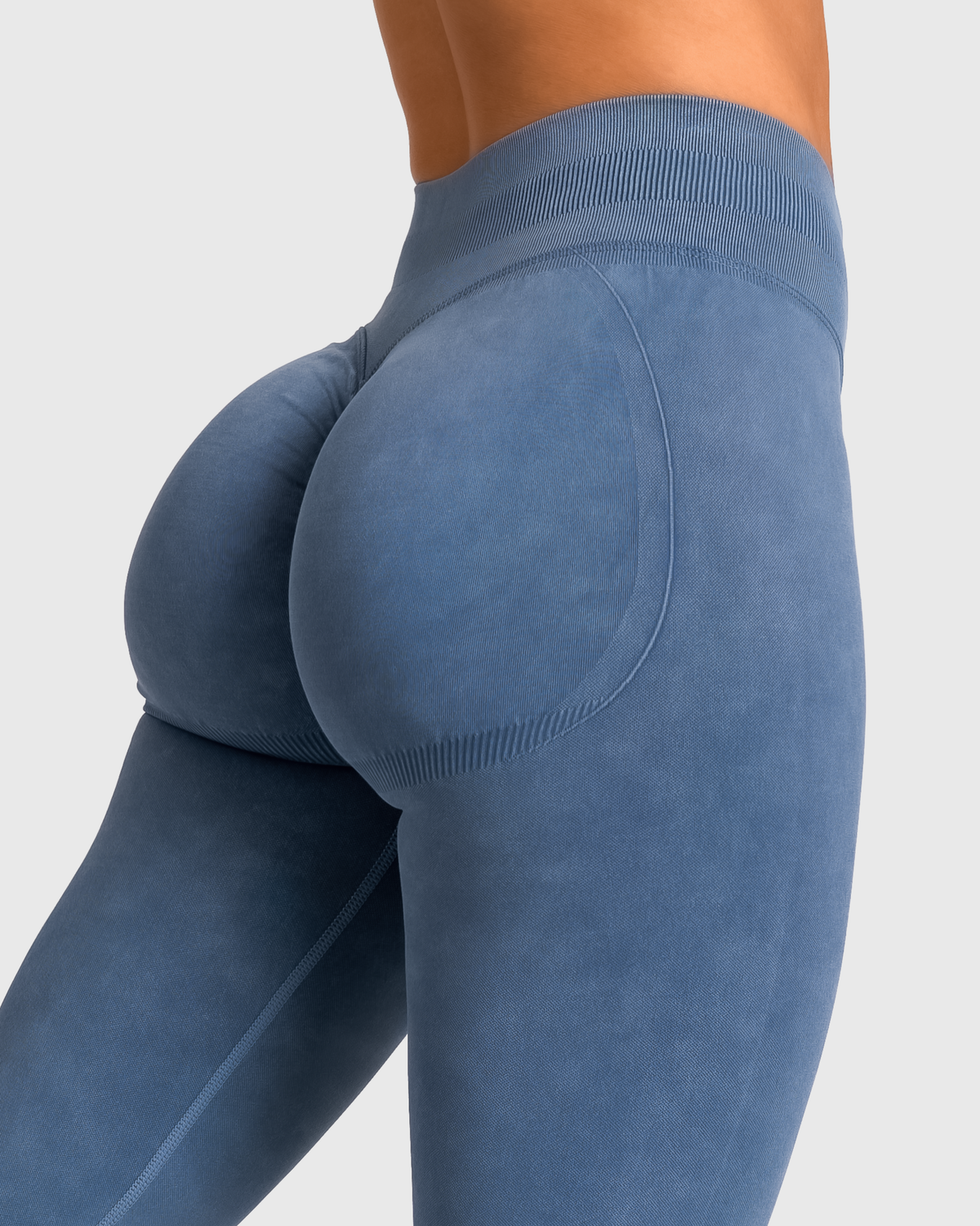 HIGH CONTOUR LEGGINGS - MIST BLUE