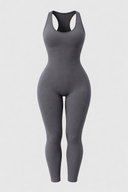 SIGNATURE SCULPT JUMPSUIT - GREY
