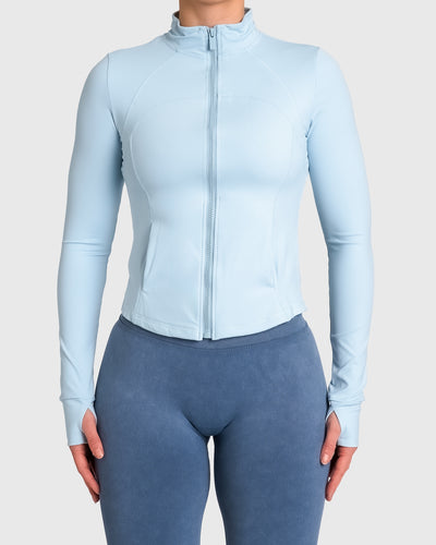 SEAMLESS CONTOUR JACKET - LIGHT BLUE