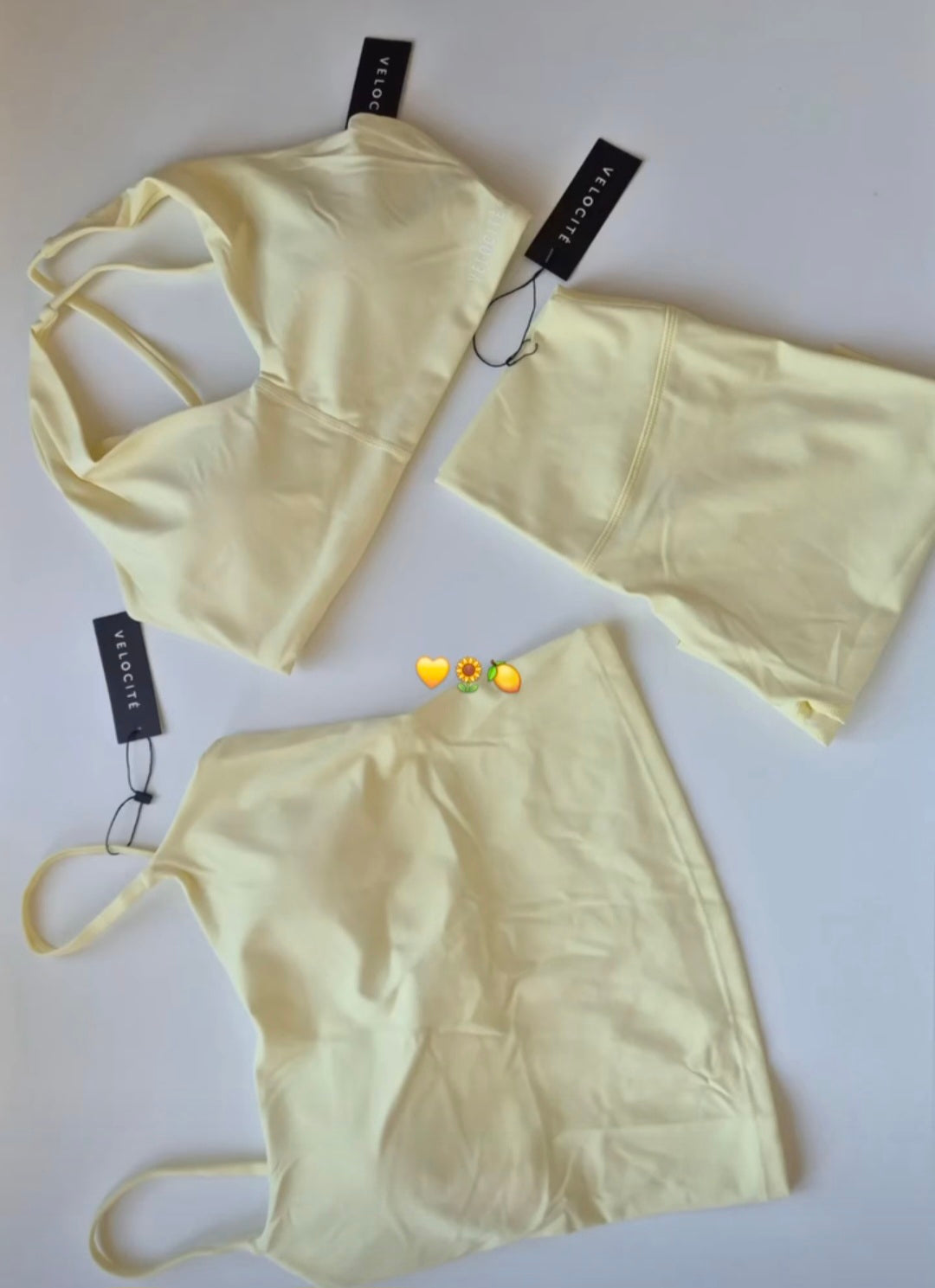 BUTTERSOFT TWISTED BRA - LIGHT YELLOW