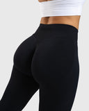 SEAMLESS CONTOUR LEGGINGS - BLACK