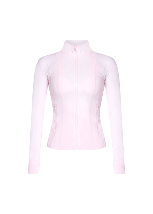 SCULPT JACKET- BABY PINK