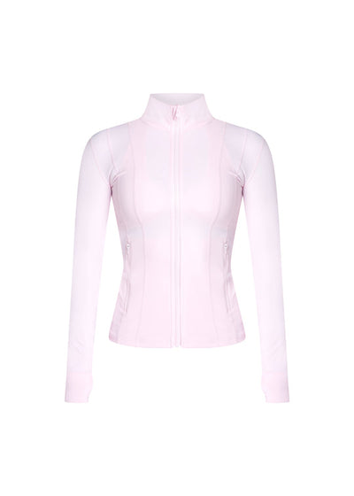 SCULPT JACKET- BABY PINK