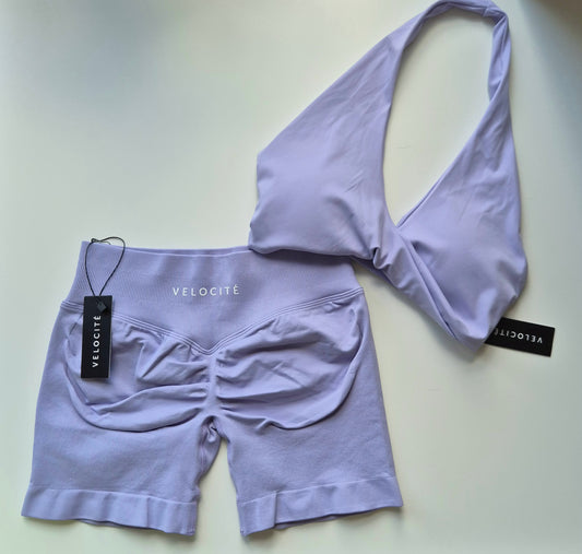 DYNAMIC SEAMLESS SHORTS - LILAC